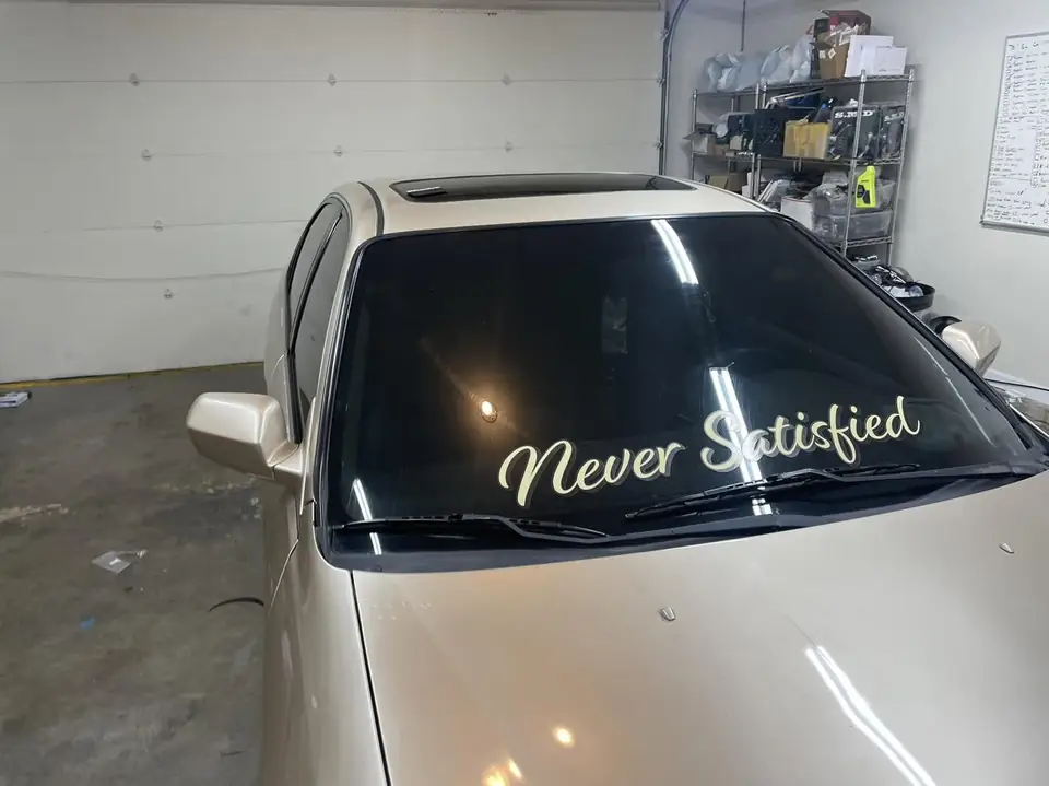 Honda Accord windshield tint: 35% full windshield (view 2)