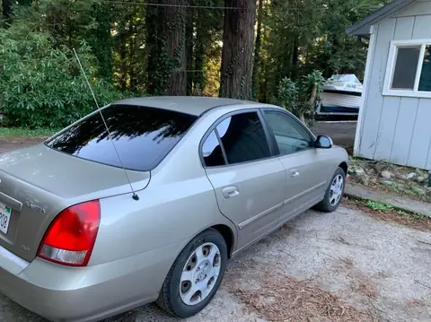 Hyundai Elantra window tint: Hyundai Elantra in for 5% back doors and windshield (view 2)