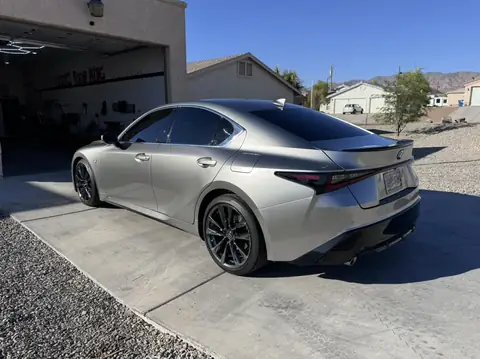 Lexus IS350 window tint: 15% Carbon Ceramic all sides and rear, 5% sun strip (view 4)