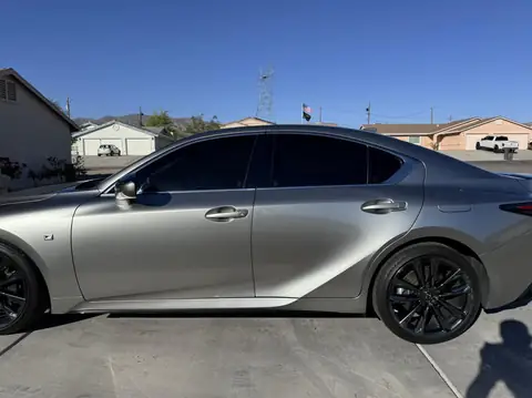 Lexus IS350 window tint: 15% Carbon Ceramic all sides and rear, 5% sun strip (view 5)