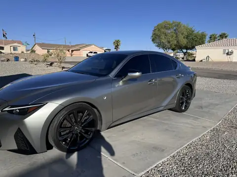 Lexus IS350 window tint: 15% Carbon Ceramic all sides and rear, 5% sun strip (view 6)