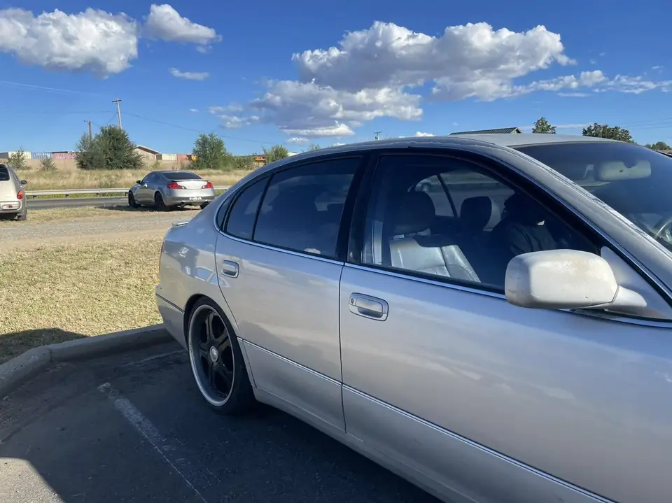Lexus sedan window tint: Lexus stripped and retinted, 15% premium rear doors and rear windshield, 35% premium front doors, 70% ceramic front (view 2)
