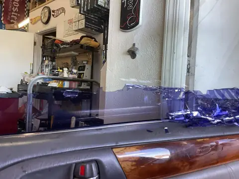 Lexus sedan window tint: Lexus stripped and retinted, 15% premium rear doors and rear windshield, 35% premium front doors, 70% ceramic front (view 3)