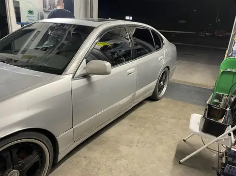 Lexus sedan window tint: Lexus stripped and retinted, 15% premium rear doors and rear windshield, 35% premium front doors, 70% ceramic front (view 6)