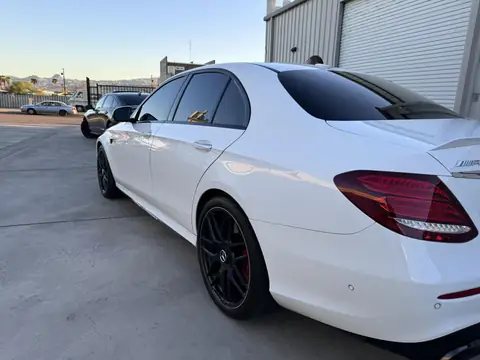 Mercedes C63 AMG window tint: 5% all sides and rear, 50% full windshield, 5% sun strip