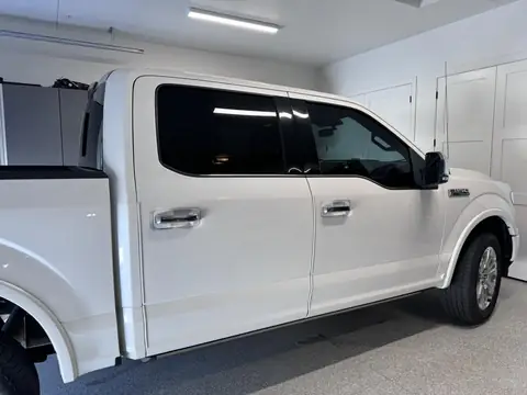 Mobile install, 35% ceramic on the front doors: Keeping our customers happy with our mobile services. Called us out for top notch UV protection with