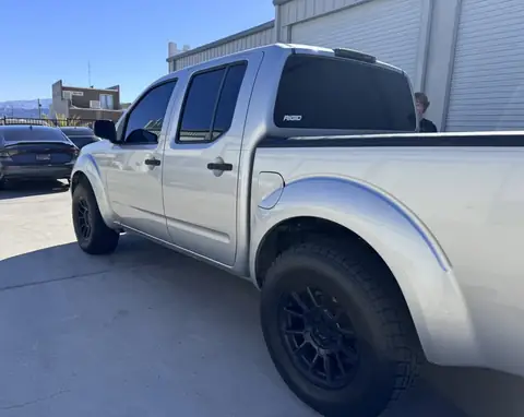 Nissan Frontier window tint: 5% sides and rear, 35% full windshield, 5% sunstrip