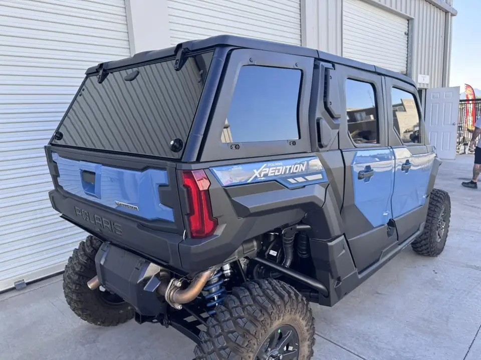 Polaris Xpedition window tint: 5% rear 5 windows, 35% front doors, 50% full windshield (view 2)