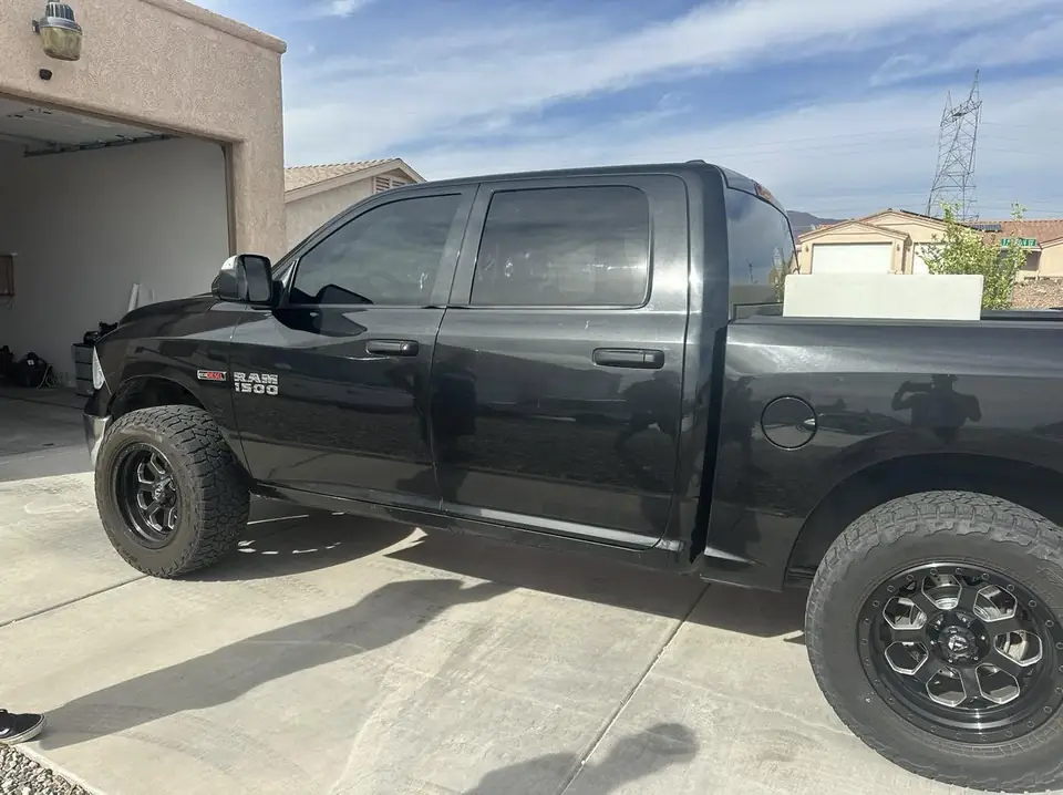 Ram 1500 window tint: 15% carbon ceramic front windows (view 2)