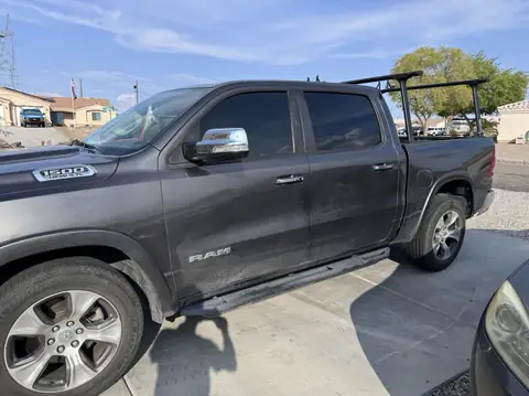Ram 1500 window tint: 5% rear half, 15% front doors