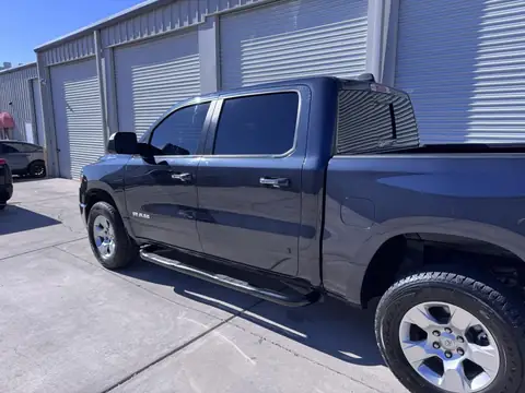 Ram 1500 window tint: 15% C-IR over rear half privacy windows (2% read), 5% front doors (3% read), 5% sunstrip