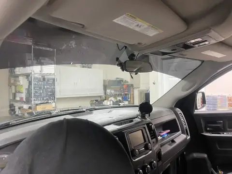 Ram 1500 windshield strip: Full windshield removal, 5% strip installed (view 2)