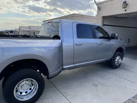 Ram 3500 window tint: 15% Carbon Ceramic all sides and rear, 5% sun strip