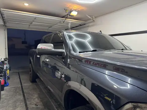 Ram 3500 window tint: Removal front two doors, 3% carbon ceramic rear three windows, 5% carbon ceramic front two doors, 50% carbon ceramic full (view 2)