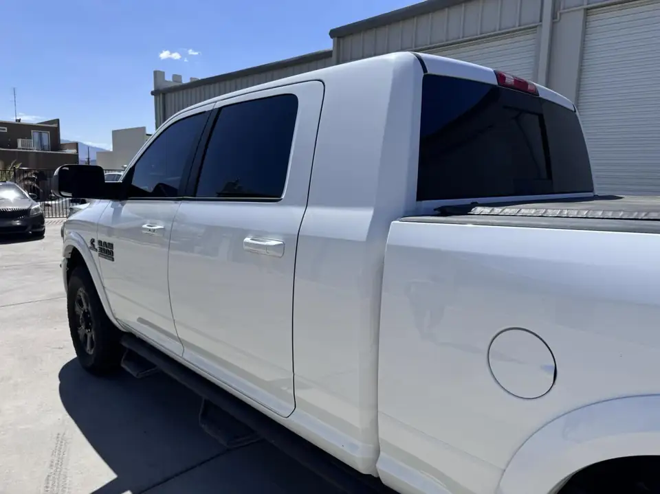 Ram 3500 window tint: 15% all sides and rear, 50% full windshield (view 2)