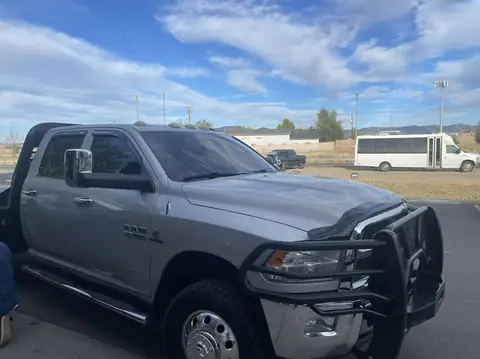 Ram 3500 windshield tint: Removed the tint strip, Install full windshield standard 35% (view 2)