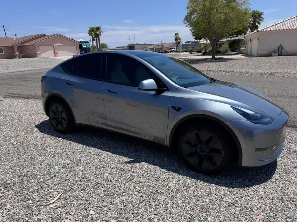 Tesla Model Y with ceramic window tint