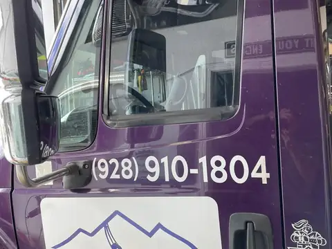 Tow truck window tint: 15% premium for the 2 roll up windows, 5% sunstrip (view 3)