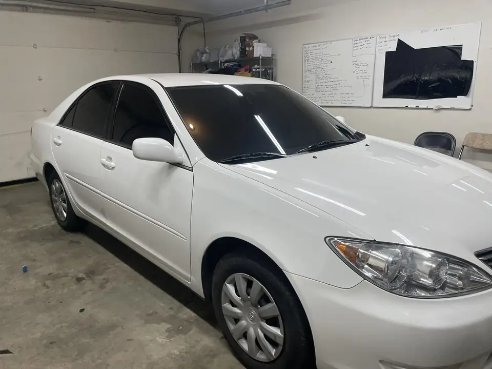 Toyota Camry window tint: 5% doors and back glass, 35% front windshield (view 4)