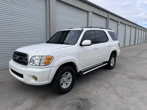 Toyota Sequoia window tint: 5% over rear half privacy windows, 20% front doors, 50% full windshield, 5% sunstrip (view 2)