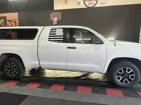 Toyota Tundra window tint: Old tint remove from all doors, 5% Nano Ceramic front doors rear doors, camper sides and rear hatch