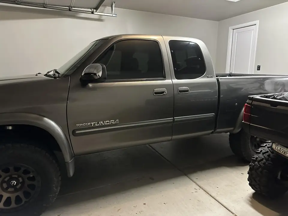 Toyota Tundra window tint: 20% Ceramic front roll ups (view 2)