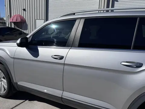 VW Atlas window tint: 35% front doors, 5% sunstrip