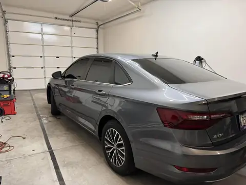 VW Jetta window tint: 3% all sides and rear, 50% full windshield, 3% sunstrip